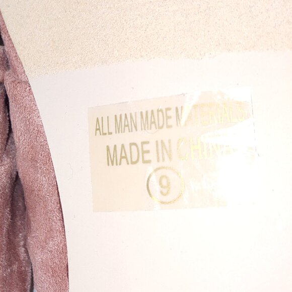 _Chase + Chloe Bow Mules Size 9 Blush Pink - Picture 6 of 10